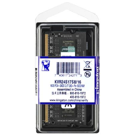 Kingston 16GB DDR4 2400MHz PC4 Laptop Ram