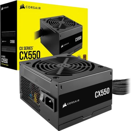 Corsair CX550 Power Supply 80 Plus Bronze Certified