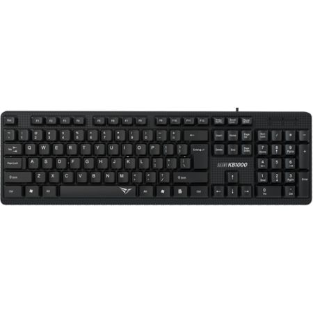 Alcatroz KB1000 Silent USB Keyboard for Desktop PC