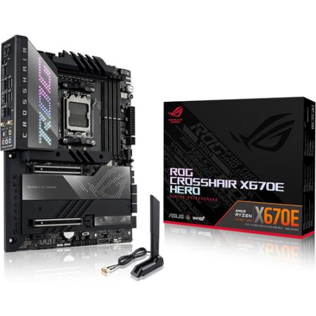 Asus ROG CROSSHAIR X670E HERO Gaming WIFI DDR5 AM5 Ryzen Motherboard