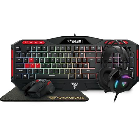 GAMDIAS POSEIDON M2 4 IN 1 RGB COMBO Mouse, Headset, Keyboard & Mouse Pad