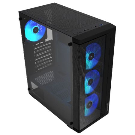 Raidmax i801 ARGB Mid-Tower Gaming Case | Sleek & Frameless
