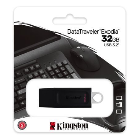 Kingston 32GB DataTraveler Exodia USB Flash Drive 