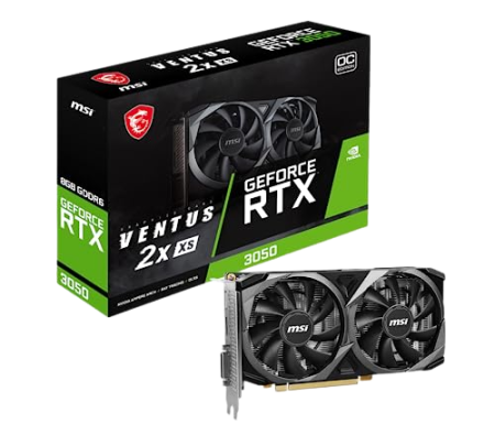 MSI GeForce RTX 3050 VENTUS 2X XS 8GB OC