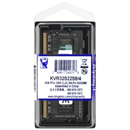 Kingston 4GB DDR4 3200MHz Laptop Ram