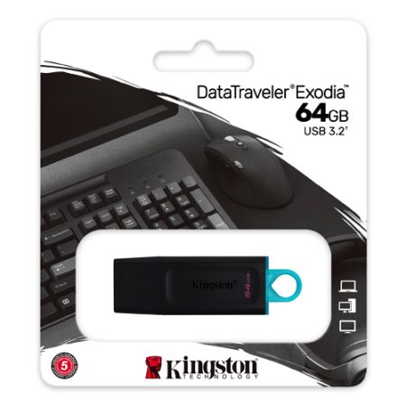 Kingston 64GB DataTraveler Exodia USB Flash Drive 