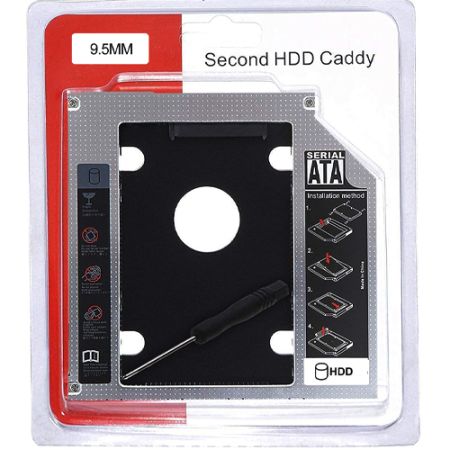 Second Hard Disk Caddy 9.5MM Enclosure