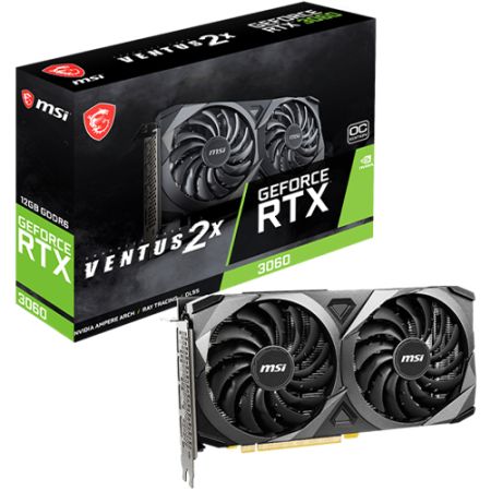 MSI GEFORCE RTX 3060 VENTUS 2X OC 12GB GDDR6 GRAPHICS CARD
