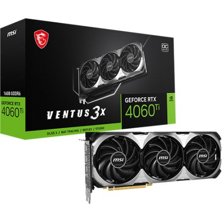 MSI Nvidia GeForce RTX™ 4060 Ti VENTUS 3X 16GB OC Graphic Card