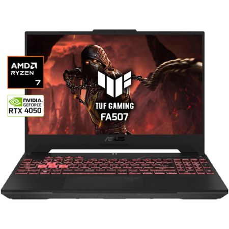 ASUS TUF Gaming A15 FA507N Ryzen 7 RTX 4050 Gaming Laptop