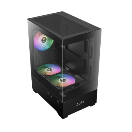 Gamdias Aura GC9M ARGB Micro-Tower Case