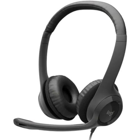 Logitech H540 USB Headset with Noise-Canceling Mic