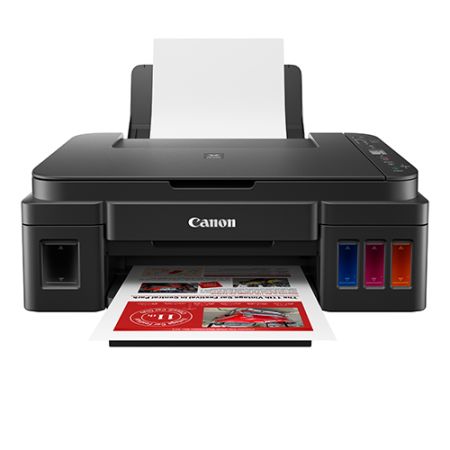 Canon Pixma G3010 Multi-function WiFi Color Inkjet Refillable Printer | All in One, Print, Copy, Scan, Wireless 