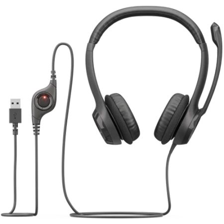 Logitech H390 USB Headset with Noise-Canceling Mic