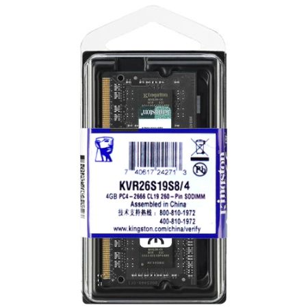 Kingston 4GB DDR4 2666MHz PC4 Laptop Ram