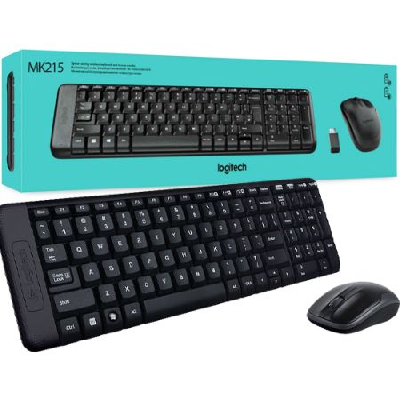 Logitech MK215 Wireless Keyboard and Mouse Combo