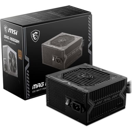 MSI MAG A550BN 550W 80 Plus Bronze Certified Power Supply