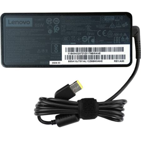 Lenovo 20V 3.25A 65W Yellow square tip USB Charger Adapter
